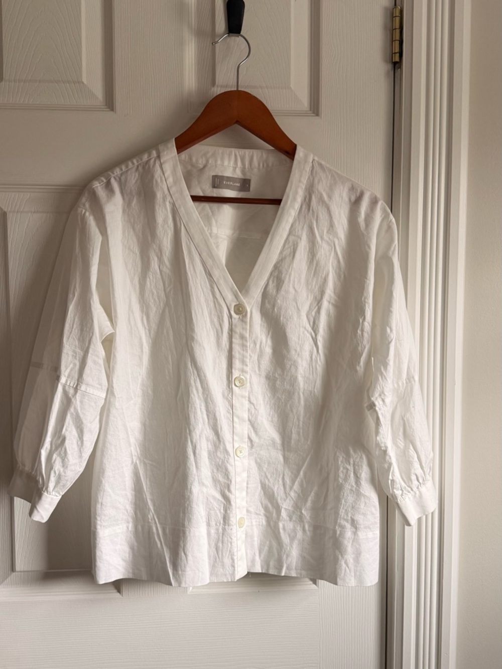 Everlane White Lightweight Shirt